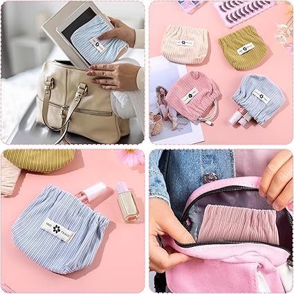 Quest Mini Storage Corduroy Pouches C (13x12 cm)