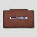 Meri Niharika Premium Leather Travel Long Wallet for WOMEN and MEN (18x10x4 cm)