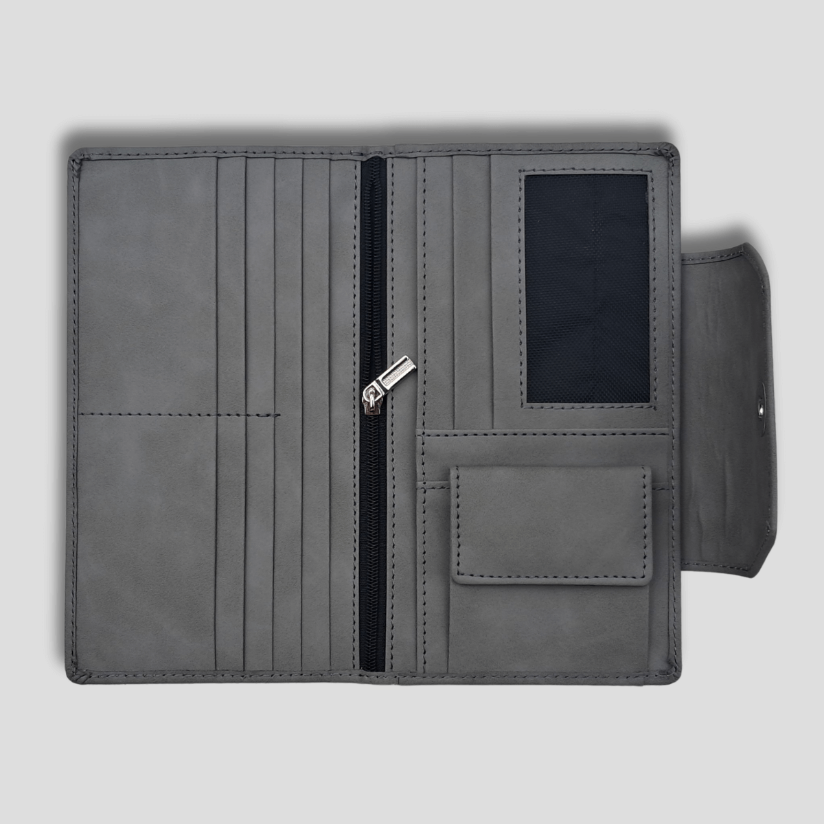 The Quest Premium Leather Travel Wallet (18x10x4 cm)