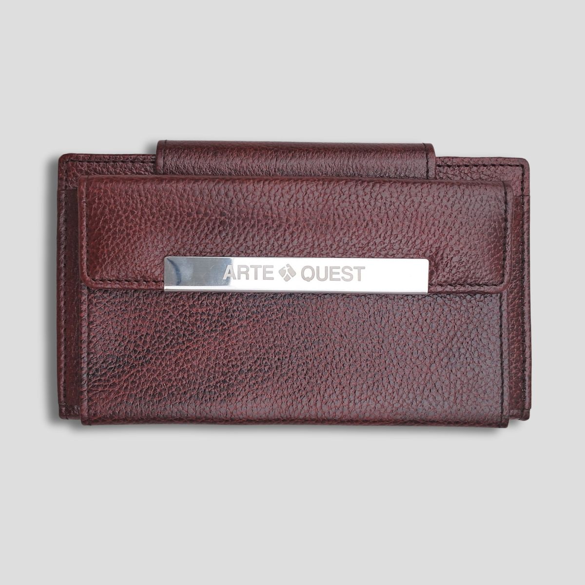 The Quest Vitara Premium Leather Travel Long Wallet for WOMEN and MEN (18x10x4 cm)