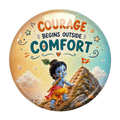 baby-krishna-courage-begins-outside-comfort-fridge-magnet