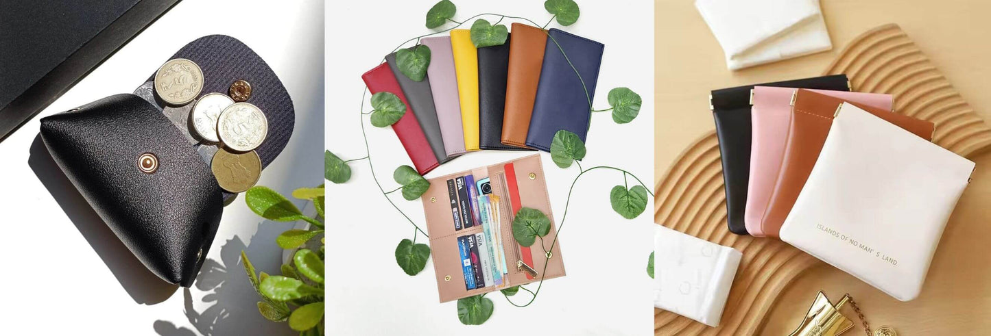 Quest Tech Pouch for Mouse, Chargers, Cables & Tech Accessories in Vegan Leather