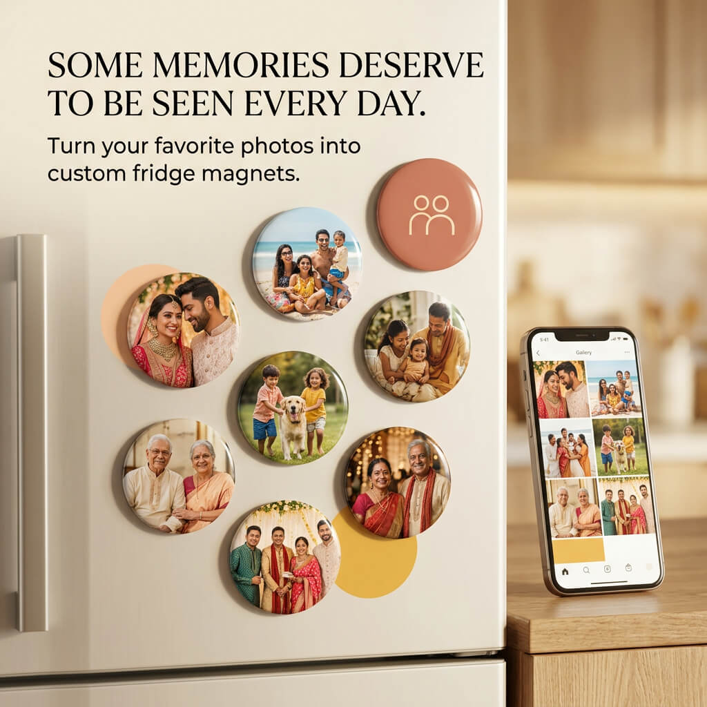 Customized Photo Fridge Magnets