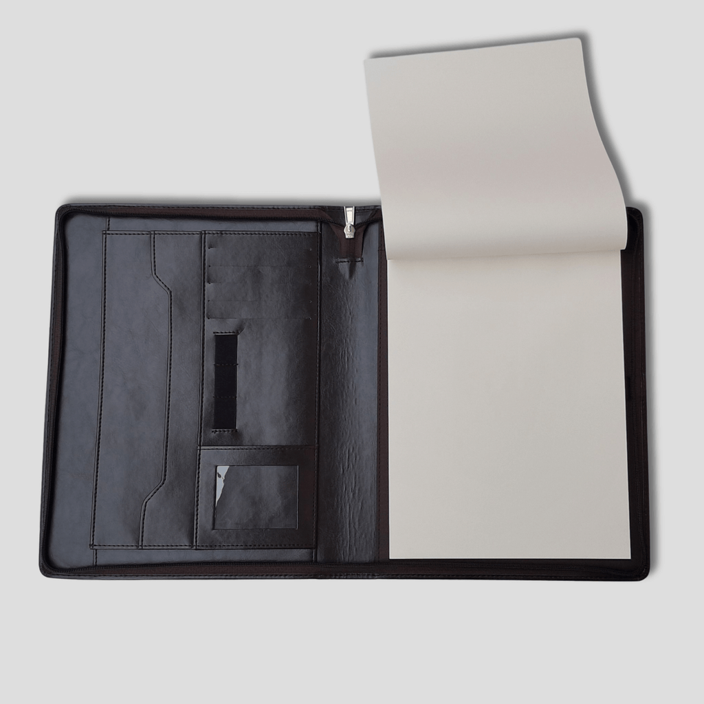 Multiple Folder File A4 Zipper Portfolio | Executive Padfolio | Document Organizer – Arte Quest