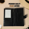 The Quest Passport Holder – Slim Travel Organizer with Multiple Slots in Vegan Leather