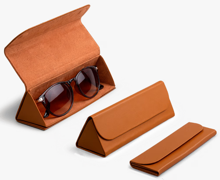 Quest Collapsible Magnetic Spectacle Case – Premium Eyewear Holder in Vegan Leather